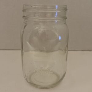 VTG  Ball Wide Mouth Mason Canning Jar Made in USA Logo Only No Measurements